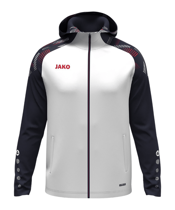 JAKO Sonic Kapuzenjacke Damen Weiß F039 