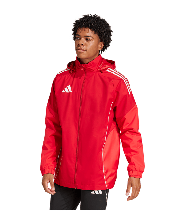 adidas Tiro 25 Competition Regenjacke Rot | - rot