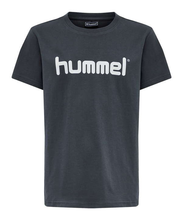 Hummel Cotton T-Shirt Logo Kids Grau F8571 - grau