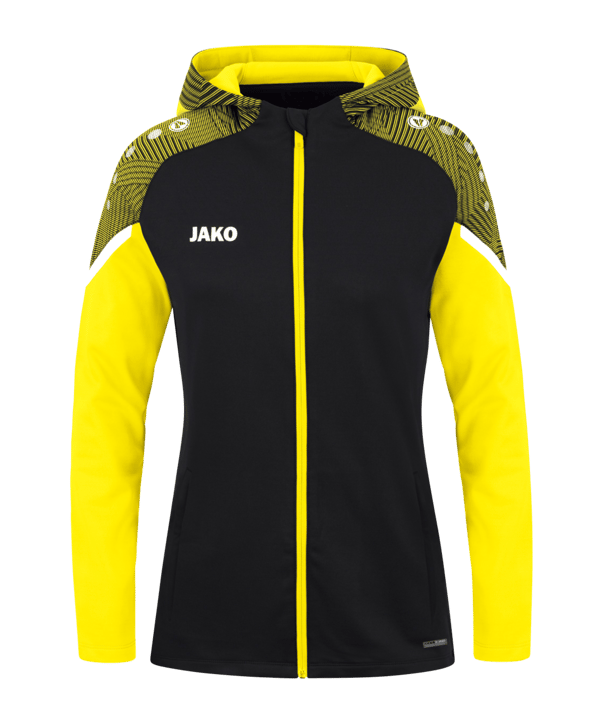 JAKO Performance Kapuzenjacke Damen Schwarz F808