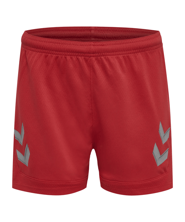 Hummel Lead Poly Shorts Damen Rot F3062