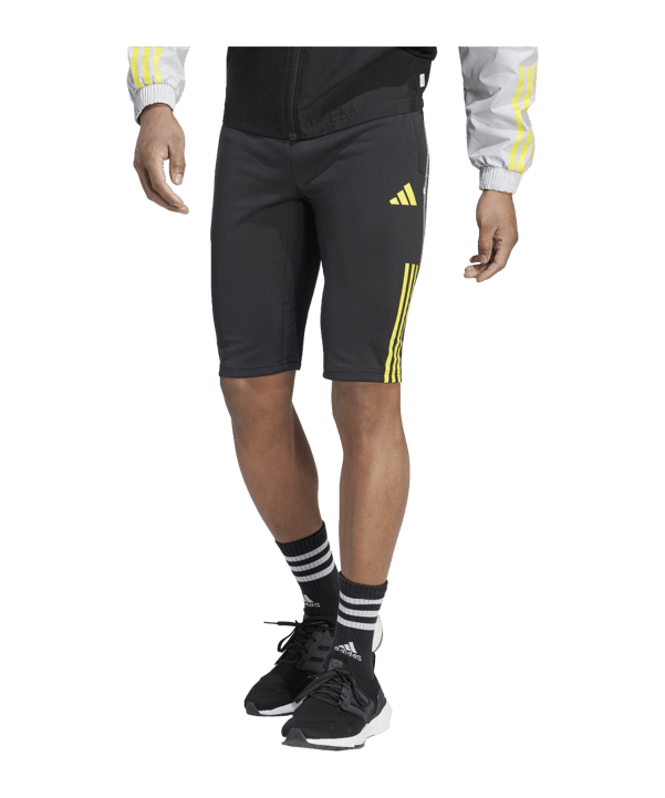 adidas Tiro 23 Competition 1/2 Trainingshose Schwarz - schwarz