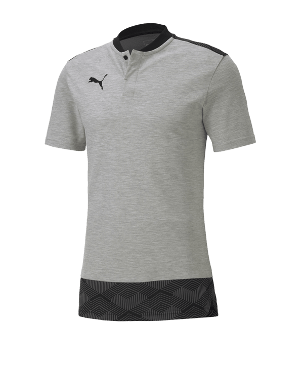 PUMA teamFINAL 21 Casuals Poloshirt Grau F37 - grau