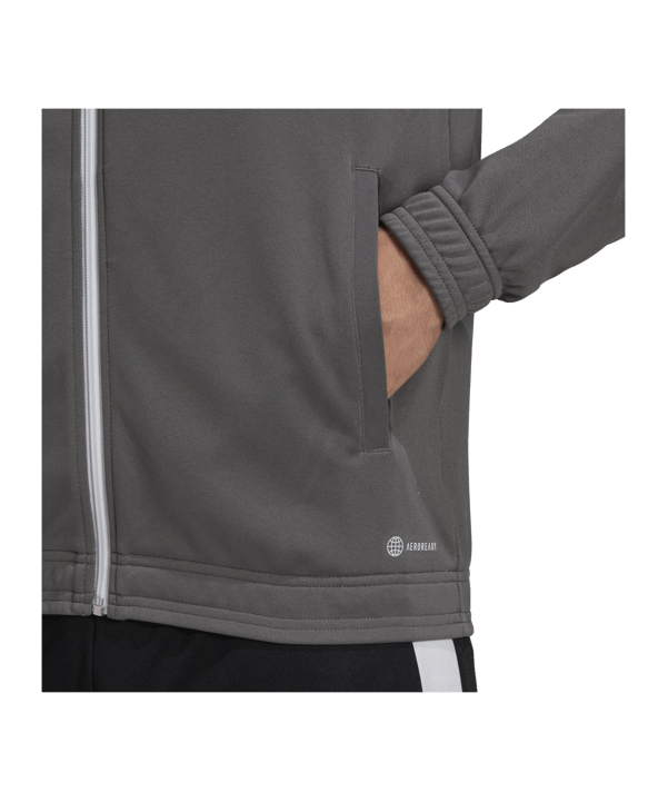 adidas Entrada 22 TK Trainingsjacke | Grau - grau