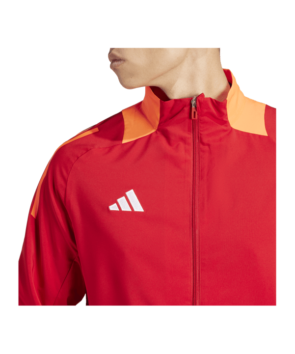 adidas Tiro 24 Competition Präsentationsjacke Rot - rot