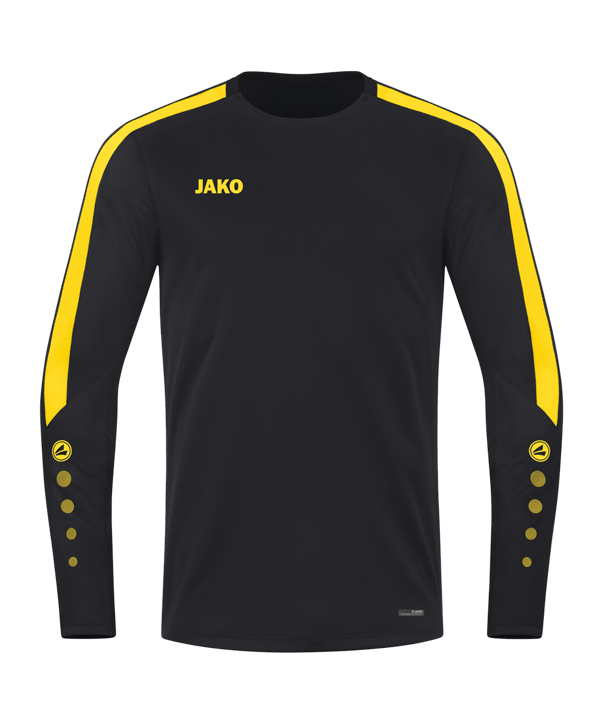 JAKO Power Sweatshirt Schwarz Gelb F803