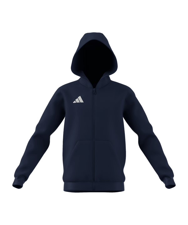 adidas Entrada 26 Kapuzenjacke Kids Blau 