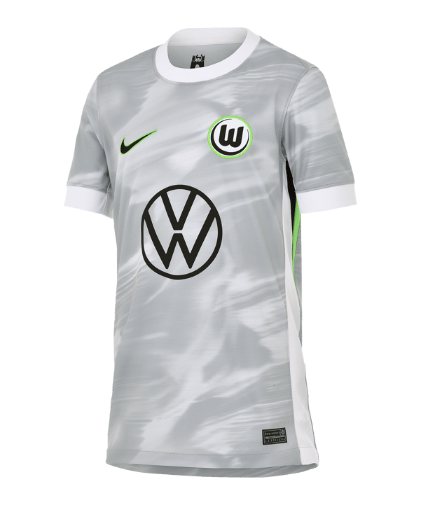 Nike VfL Wolfsburg Trikot Away 2025/2026 Kids Weiß F100 - weiss