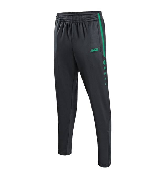 JAKO Active Trainingshose | Grau Türkis F24 - grau