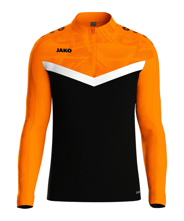 JAKO Iconic HalfZip Sweatshirt Schwarz F807