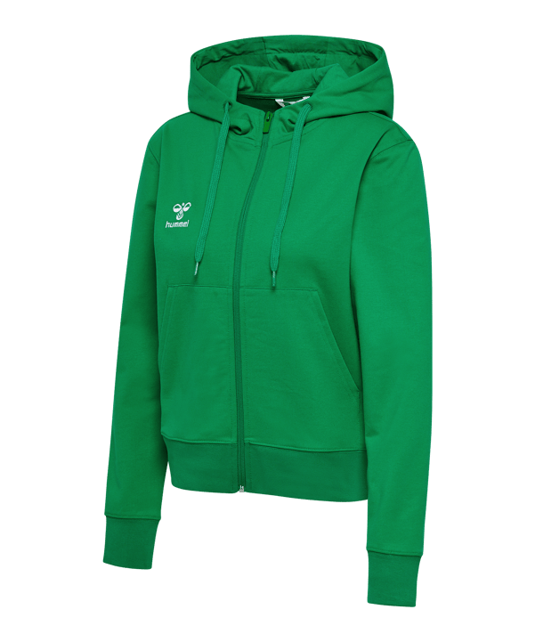 Hummel GO 2.0 Kapuzenjacke Damen Grün F6235 - gruen