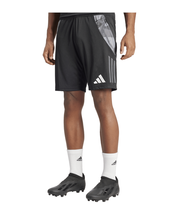 adidas Tiro 24 Competition Trainingsshort Schwarz Grau