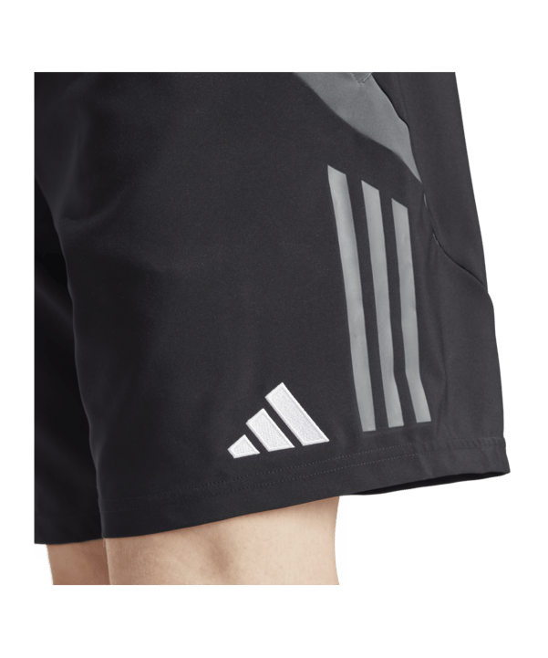 adidas Tiro 24 Short Schwarz Weiss | - schwarz