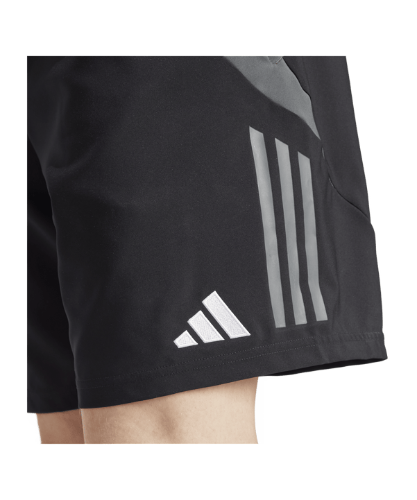 adidas Tiro 24 Short Schwarz Weiss - schwarz