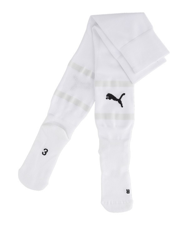 PUMA teamFINAL Strumpfstutzen Weiss Schwarz F04