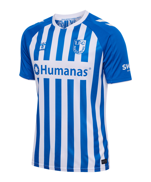 hummel 1. FC Magdeburg Trikot Home 2026/2027 Blau F7251 - blau