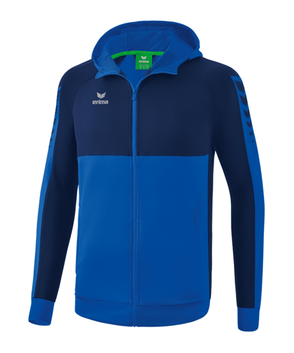 Erima SIX WINGS Kapuzenjacke Blau