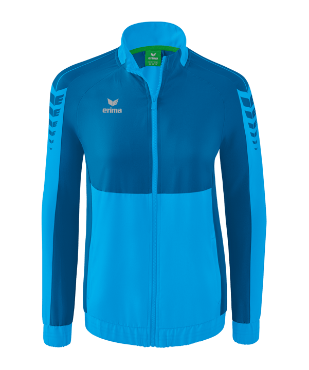 Erima Six Wings Präsentationsjacke Damen Hellblau