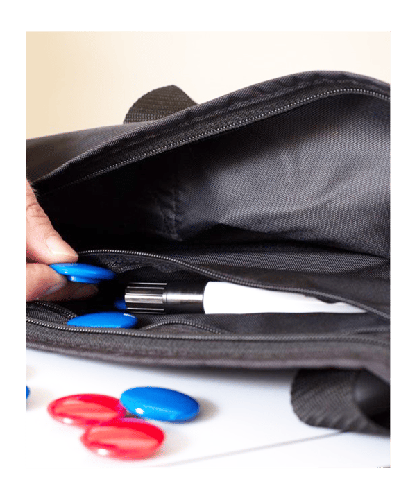 Cawila Taktiktafel Fussball inkl. Tasche |  | Size: 75 x 100 cm Weiss - weiss