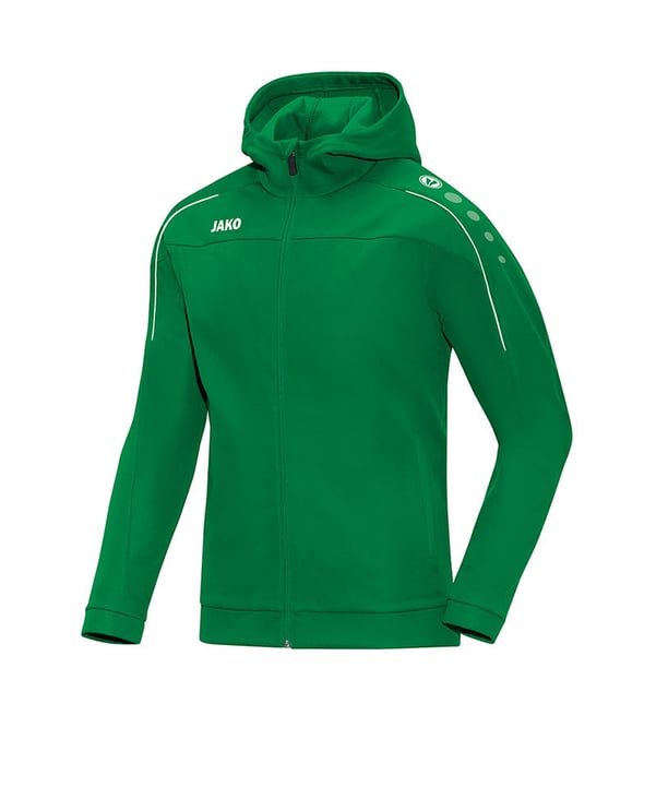JAKO Classico Kapuzenjacke Grün F06