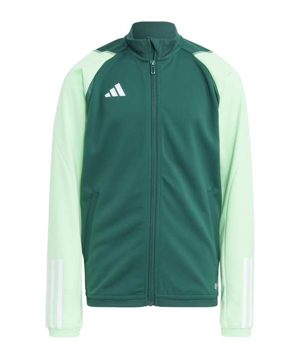 adidas Tiro 23 Competition Trainingsjacke Kids Grün - gruen