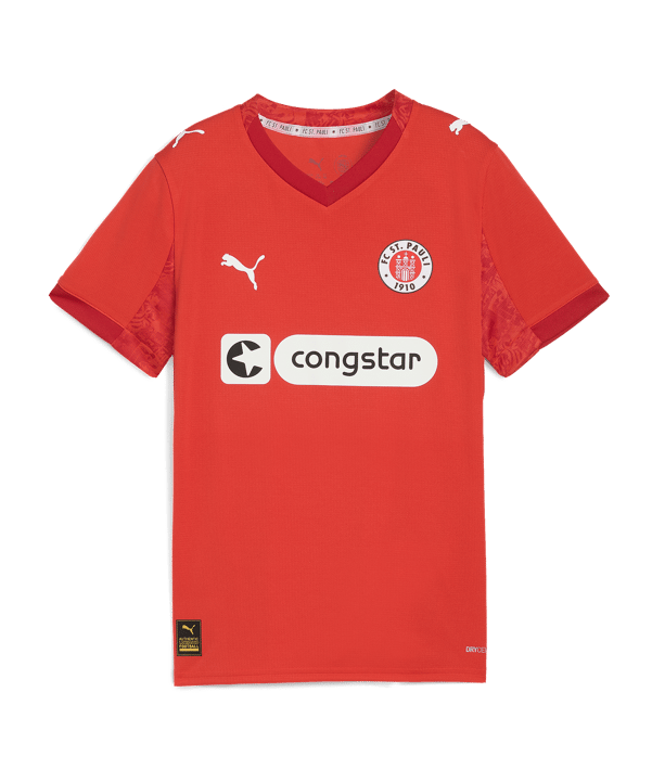 PUMA FC St. Pauli Fourth Trikot Kids Rot F04 - rot