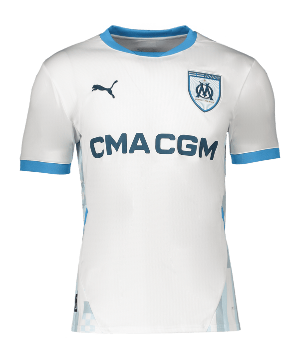 PUMA Olympique Marseille Trikot Home 2024/2025 Weiss F01 - weiss