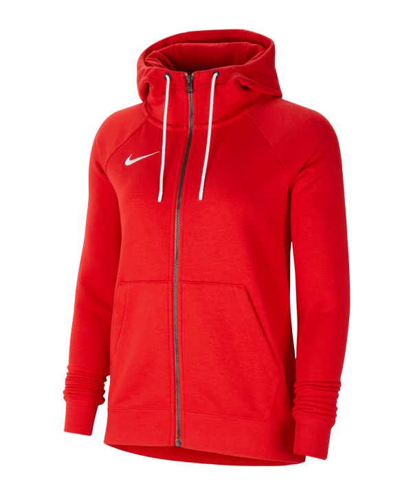 Nike Park 20 Fleece Kapuzenjacke Damen Rot F657