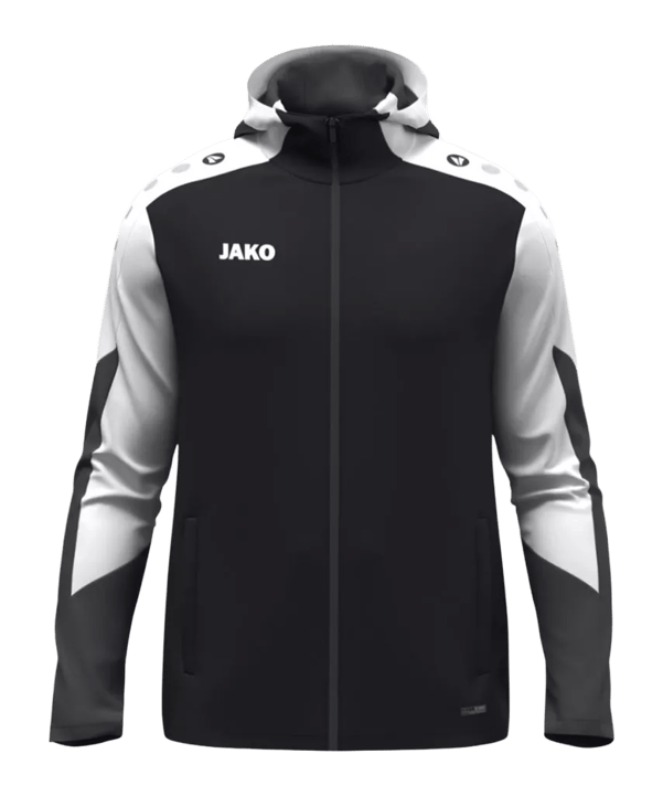 JAKO Dynamic Kapuzenjacke Schwarz F826