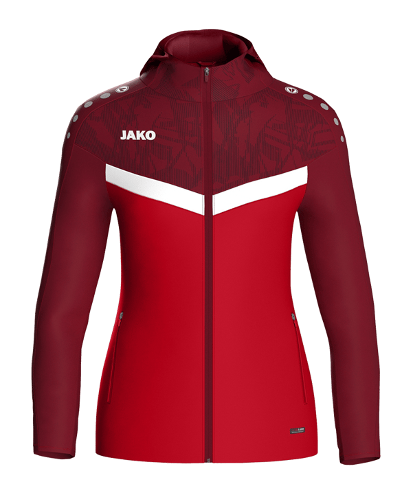 JAKO Iconic Kapuzenjacke Damen Rot F103