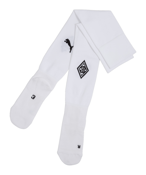 PUMA Borussia Mönchengladbach Strumpfstutzen Home 2024/2025 Weiss F06 - weiss