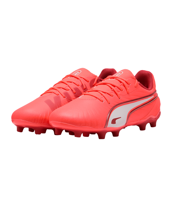 PUMA KING Match FG/AG Unlimited Kids Rot F01 - rot