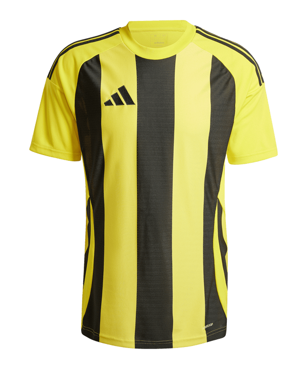 adidas Striped 24 Trikot Gelb Schwarz