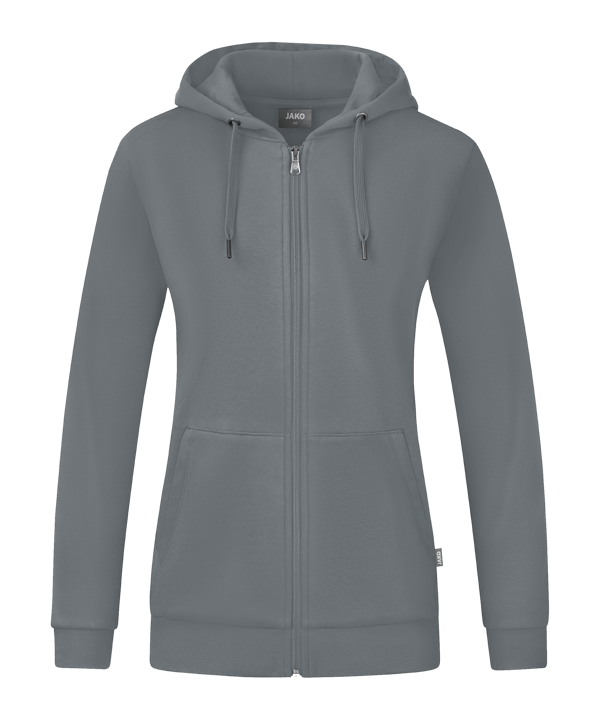 Jako Organic Kapuzenjacke Damen Grau F840