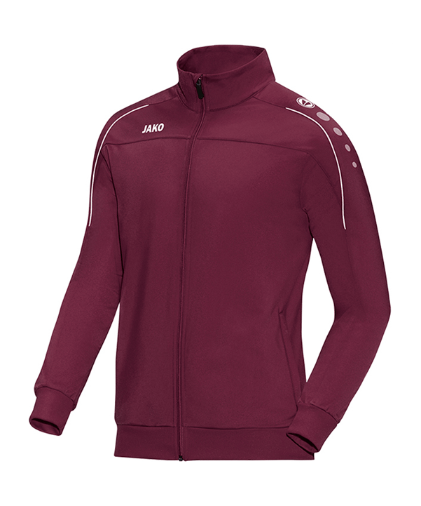 JAKO Classico Polyesterjacke Dunkelrot F14