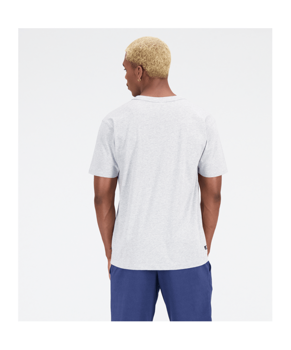 New Balance Essentials Logo T-Shirt Grau FAG - grau
