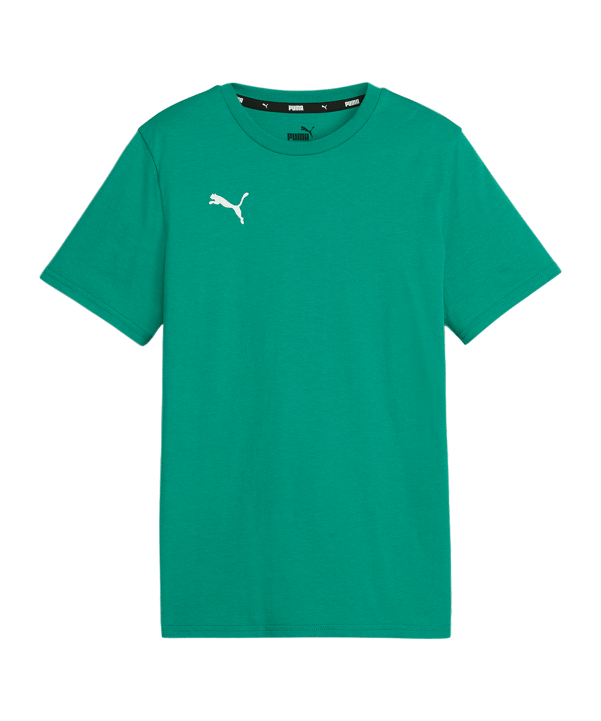 PUMA teamGOAL Casuals T-Shirt Kids Grün Weiss F05