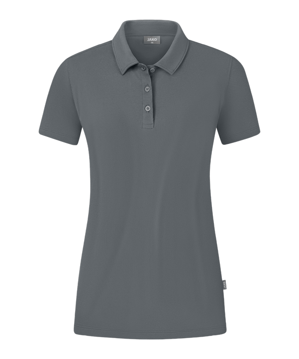 JAKO Organic Poloshirt Stretch Damen Grau F840 