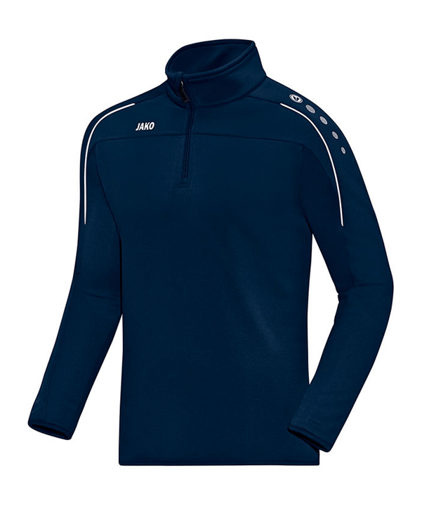 JAKO Classico Ziptop Blau Weiss F09