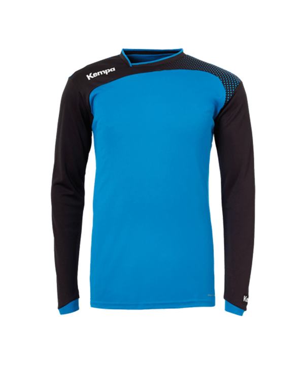 Kempa Emotion Trikot langarm Blau Schwarz F01 - blau