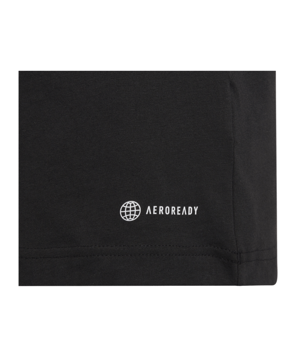 adidas Entrada 22 T-Shirt Kids Schwarz - schwarz