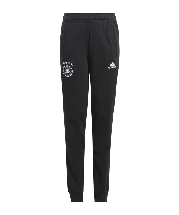 adidas DFB Deutschland Jogginghose Kids Schwarz - schwarz