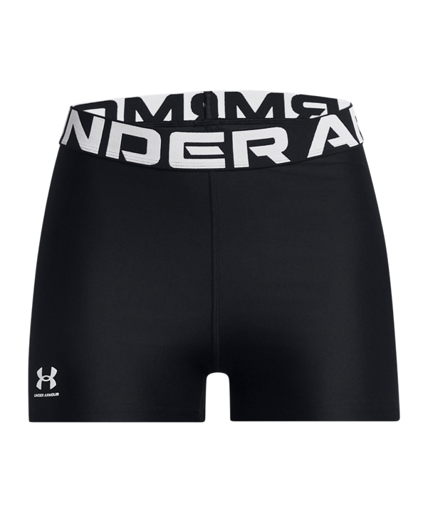 Under Armour HeatGear Authentics Short Damen Schwarz F001