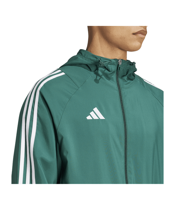 adidas Tiro 24 Windbreaker Grün Weiss - gruen