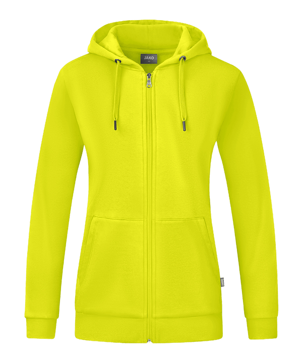 Jako Organic Kapuzenjacke Damen Grün F270