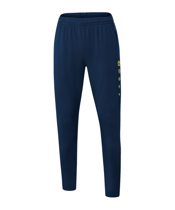 JAKO Premium Trainingshose Damen Blau Gelb F93