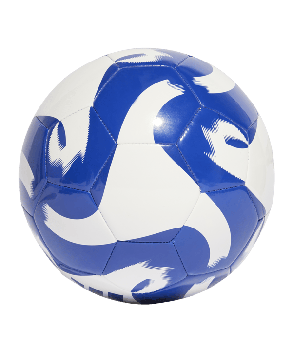 adidas Tiro Club Trainingsball Weiss Blau | - weiss