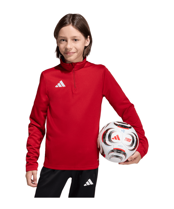 adidas Entrada 26 Training Sweatshirt Kids Rot 
