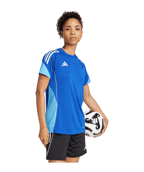 adidas Tiro 25 Competition Trikot Damen Blau - blau