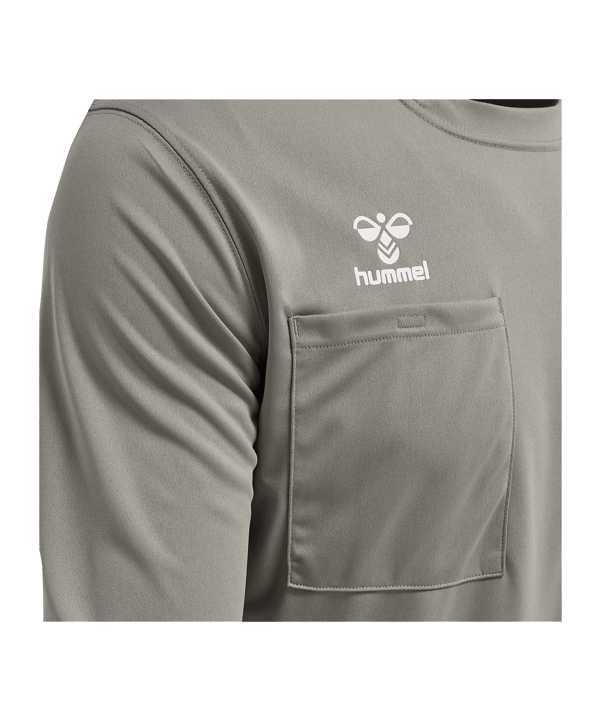 Hummel CHEVRON Schiedsrichtertrikot langarm F2717 - grau